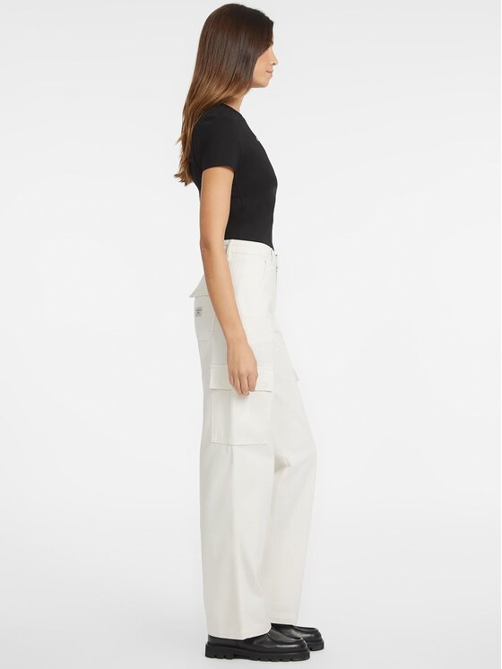 Guess Jeans Guess Jeans Pantaloni di tessuto 165623 Beige Slim Fit