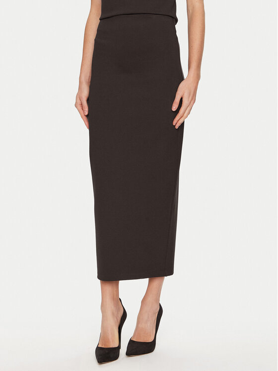 ViCOLO ViCOLO Midi krilo TS0133 Rjava Regular Fit
