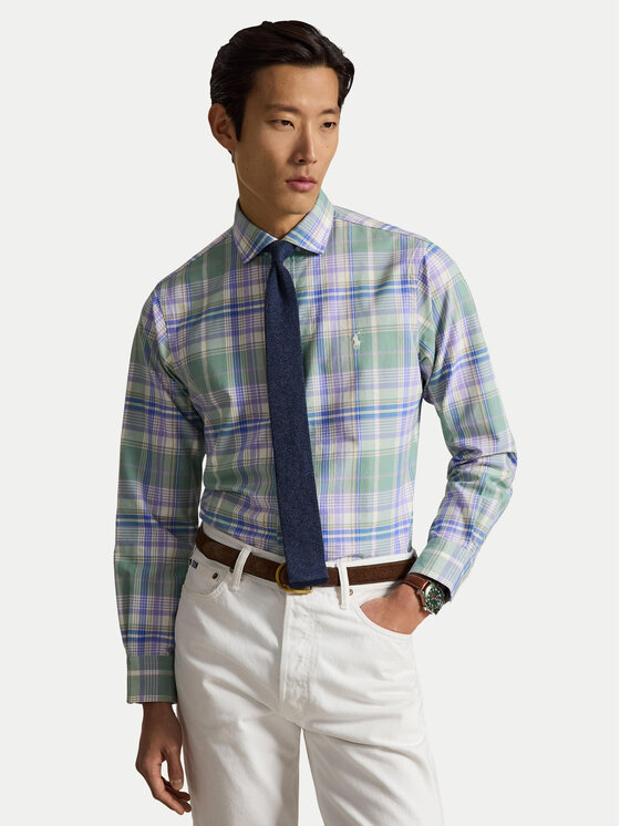 Polo Ralph Lauren Polo Ralph Lauren Риза 710B16789003 Светлозелен Modern Fit