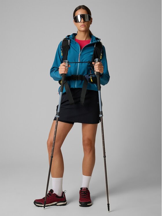 4F 4F Multifunkčná bunda TREKKING Tyrkysová Regular Fit