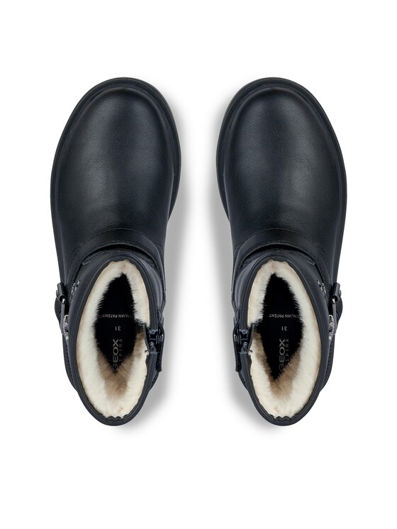 Geox Geox Botki Jr Eclair J369QR 000BC C9999 S Czarny