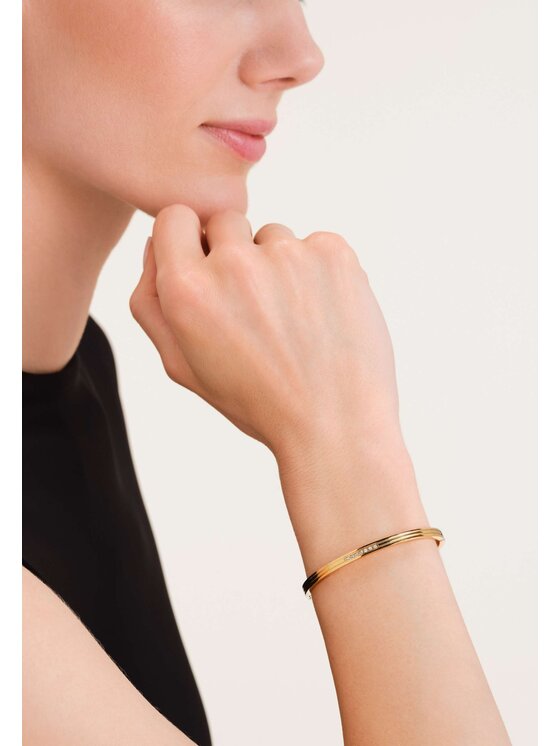 Rosefield Rosefield Bransoletka Bangle Collection Złoty