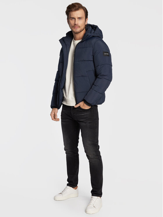 Calvin Klein Calvin Klein Winterjacke K10K110336 Dunkelblau Regular Fit