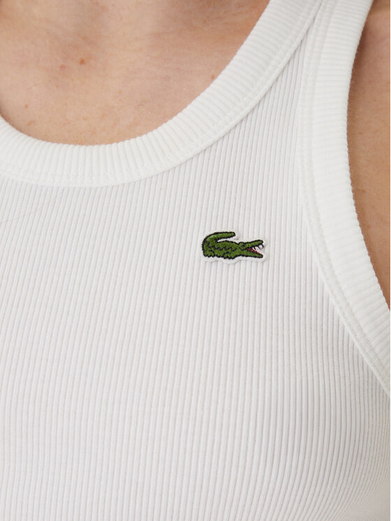 Lacoste Lacoste Top TF5388 Écru Slim Fit