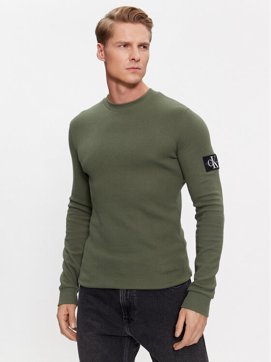 Calvin Klein Jeans Calvin Klein Jeans Μπλούζα J30J323485 Πράσινο Regular Fit