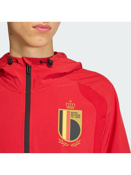 adidas adidas Wiatrówka Belgia Tiro Czerwony Slim Fit
