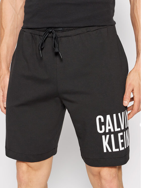 Calvin Klein Swimwear Αθλητικό σορτς KM0KM00753 Μαύρο Regular Fit