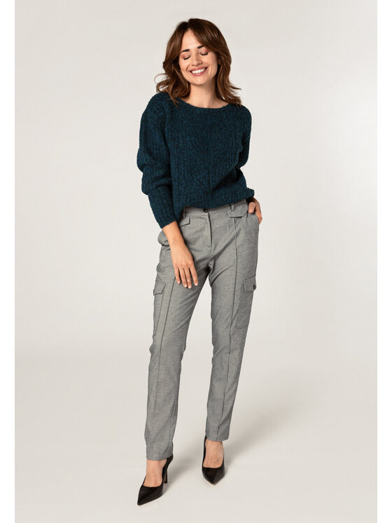 QUIOSQUE QUIOSQUE Svetr Quiosque 6TP005834 Modrá Regular Fit