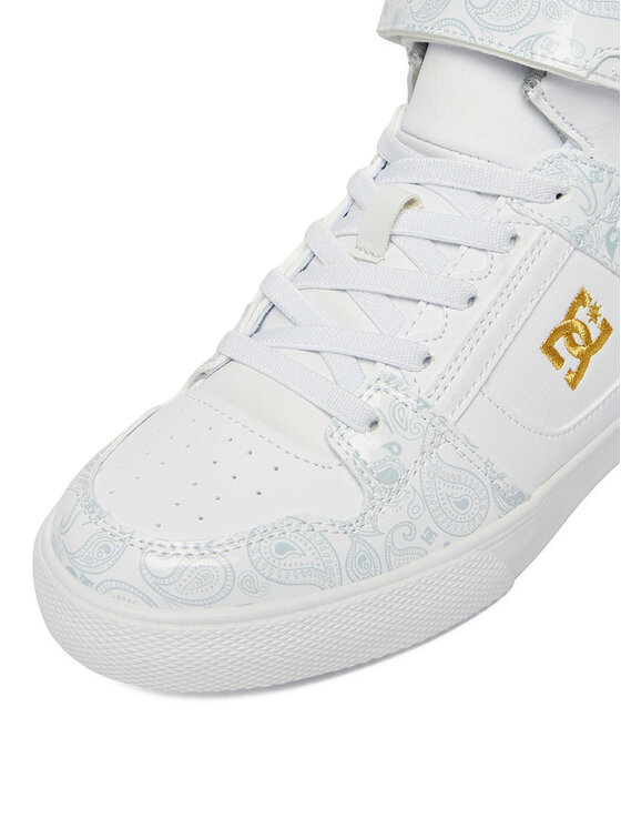DC Shoes DC Shoes Sneakersy EO-PURE HIGH-TOP SE EV SN DC01796114 Bílá
