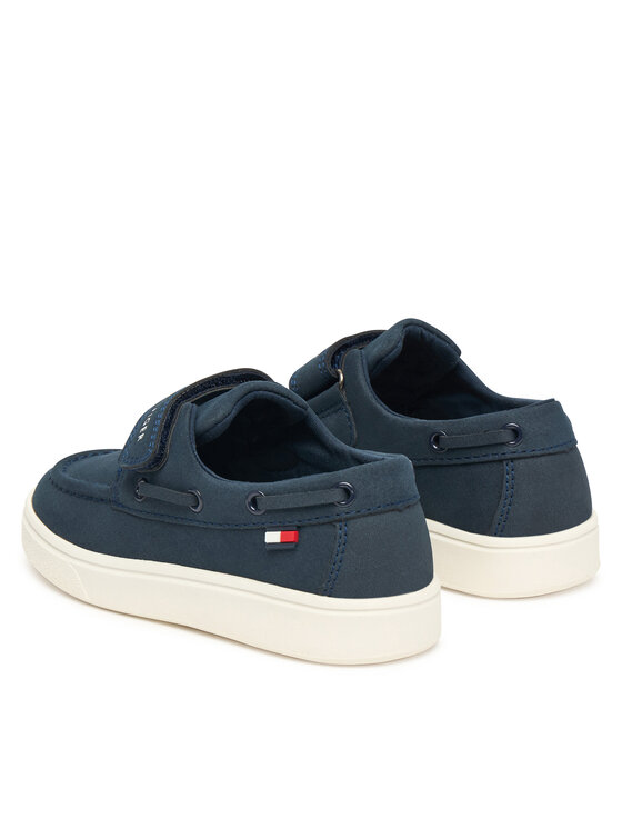 Tommy Hilfiger Tommy Hilfiger Polobotky Low Cut Velcro T1B4-34340-0315 M Tmavomodrá