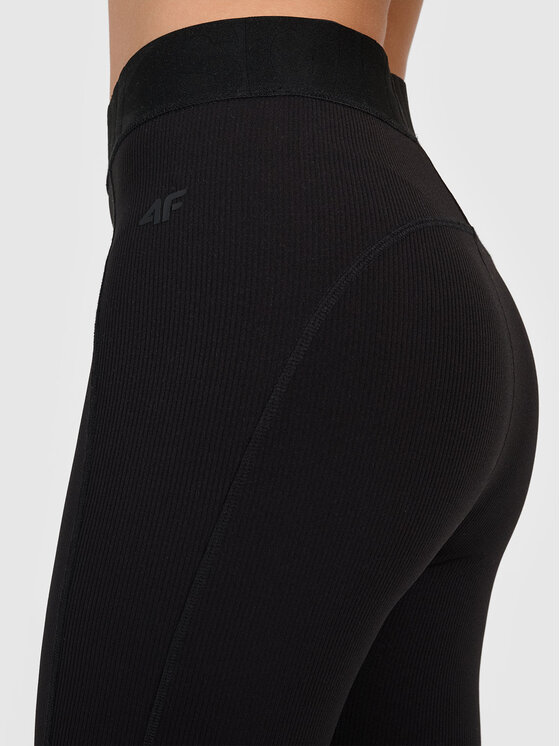 4F 4F Legginsy 4FWAW26TTIGF306-20S Czarny Active Fit
