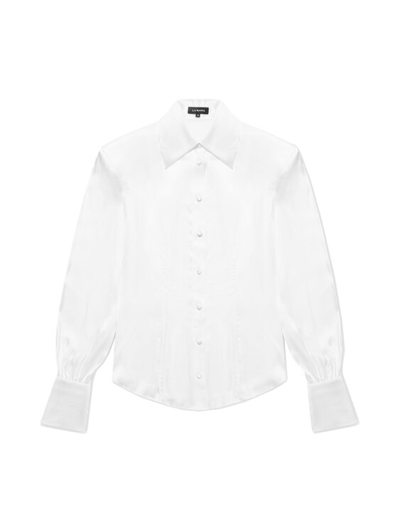La Mania La Mania Camicia LEAH Bianco Classic Fit