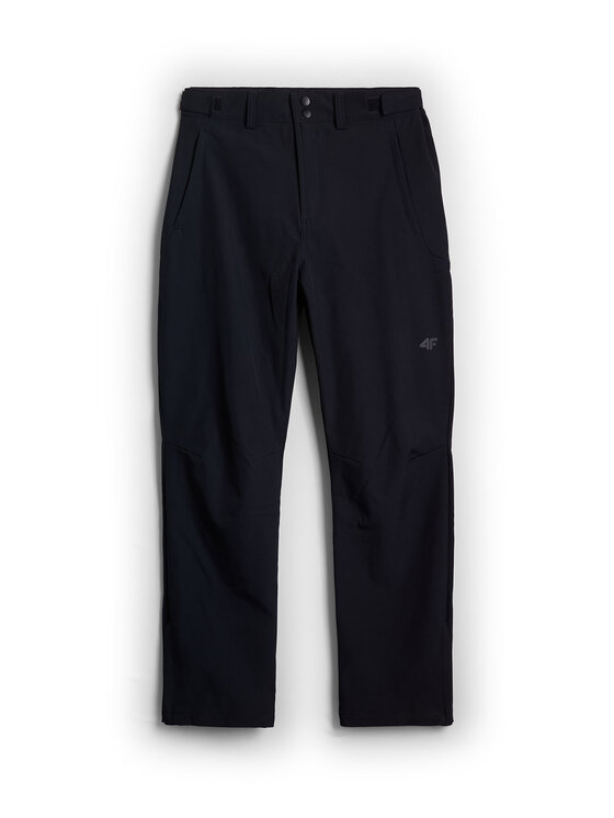 4F 4F Spodnie outdoor URBAN COMMUTER Czarny Regular Fit