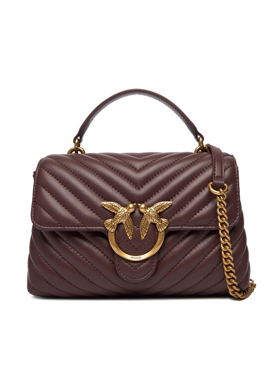 PINKO Geantă Love Lady Puff Mini Cl Al 25-26 PLTT 100044 A0GK Vișiniu