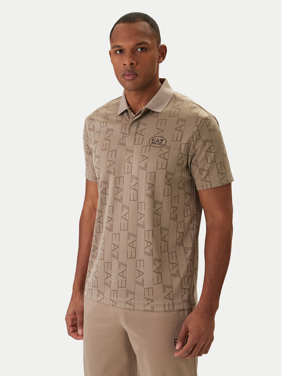 EA7 Emporio Armani EA7 Emporio Armani Polo 7M001287 AF22277 Beżowy Regular Fit