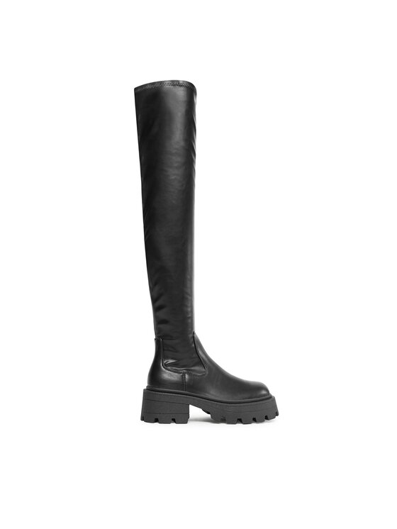 Cizme lungi muschetar ONLY 15304993 Negru