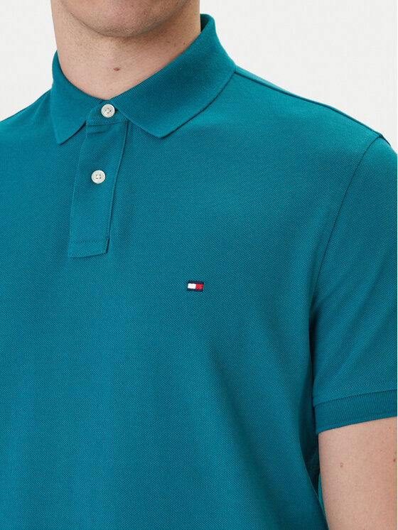 Tommy Hilfiger Tommy Hilfiger Poloshirt 1985 MW0MW17770 Grün Regular Fit