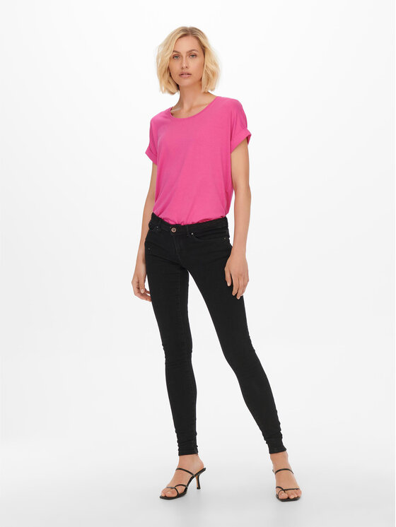 ONLY ONLY Тишърт 15106662 Розов Regular Fit