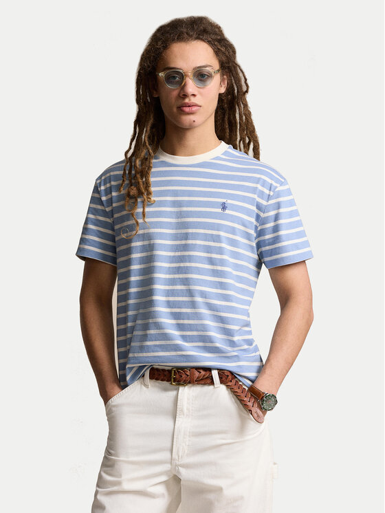 T-Shirt Polo Ralph Lauren, Größe XL Himmelblau 710934662008