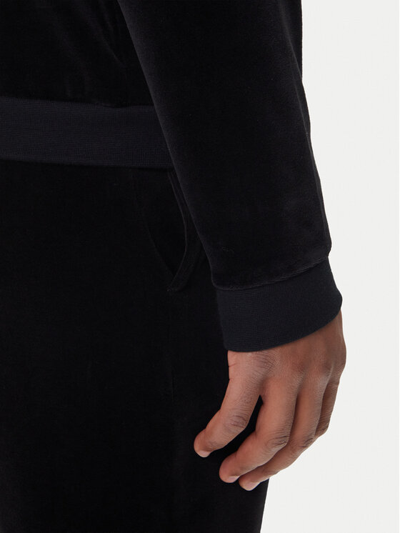 BOSS BOSS Bluza Velour 50550636 Czarny Regular Fit