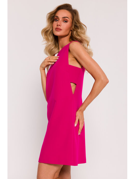 Made of Emotion Made of Emotion Večerní šaty M778 Růžová Generous Fit
