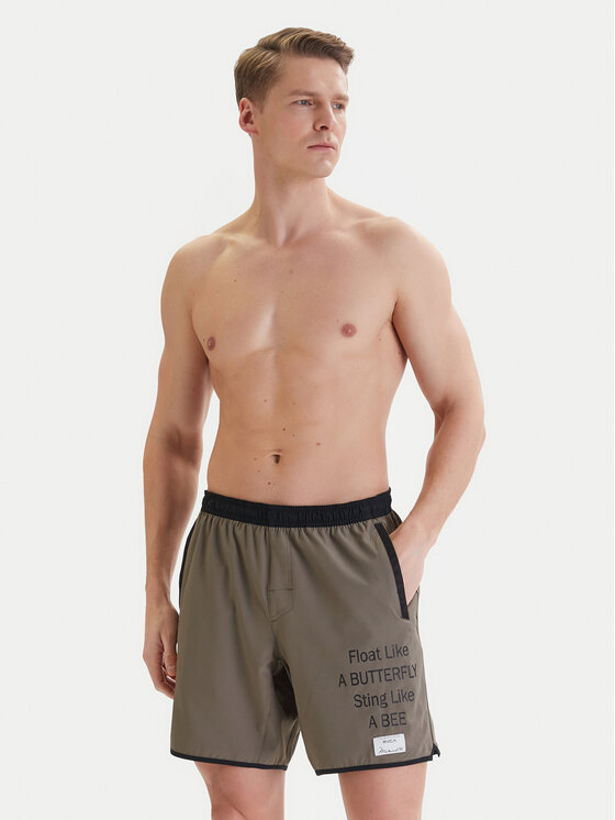 RVCA RVCA Szorty sportowe Ali Yogger Stretch 17" 23MS103515 Brązowy Regular Fit