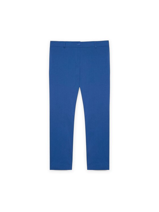 Fiorella Rubino Fiorella Rubino Pantaloni di tessuto P144L102147N024 Turchese Regular Fit