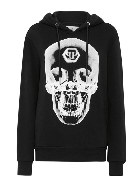 PHILIPP PLEIN PHILIPP PLEIN Mikina 1309 Černá Regular Fit
