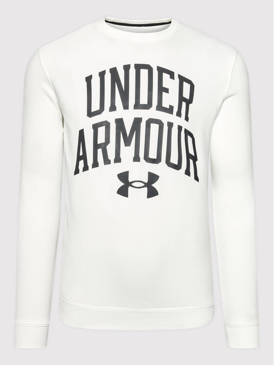 Under Armour Under Armour Felpa Ua Rival Terry 1361561 Bianco Loose Fit