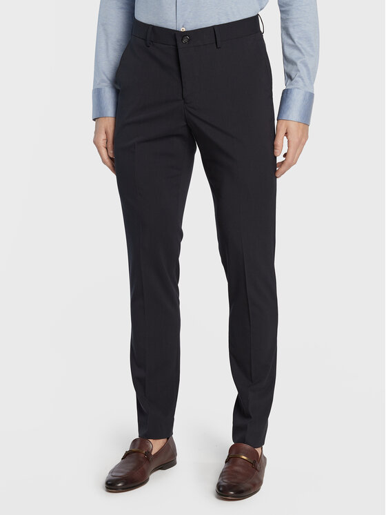 Lindbergh Lindbergh Oblek 30-61040 Tmavomodrá Slim Fit