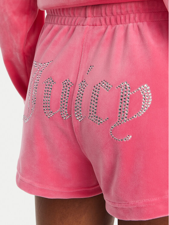 Juicy Couture Juicy Couture Pantaloni scurți sport Tamia JCWH121001 Roz Regular Fit