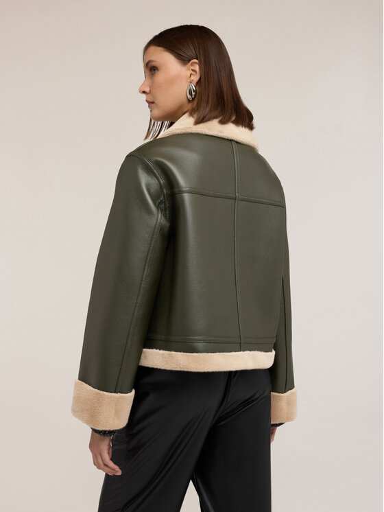 Motivi Motivi Pelliccia 8631Q000230N015 Verde Regular Fit