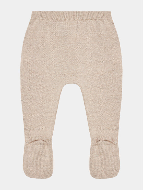 Mayoral Mayoral Set de bluză și pantaloni cu botoșei 1528 Bej Regular Fit