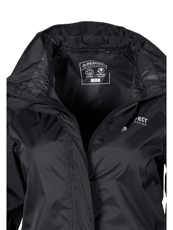 minoti minoti Kurtka przeciwdeszczowa 26LRJACKET1 Czarny Regular Fit