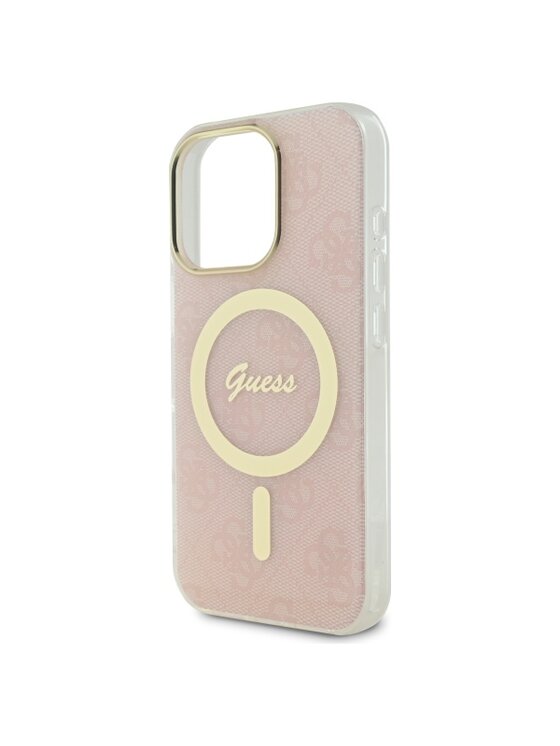 Guess Guess Etui na telefon iPhone 16 Pro Max Różowy