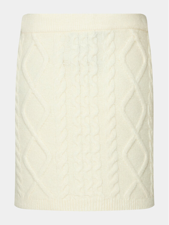 Gina Tricot Gina Tricot Suknja olovka 21147 Bijela Regular Fit