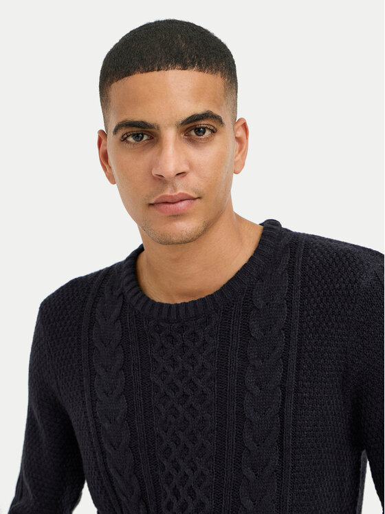 Blend Blend Sweter 20717439 Czarny Regular Fit
