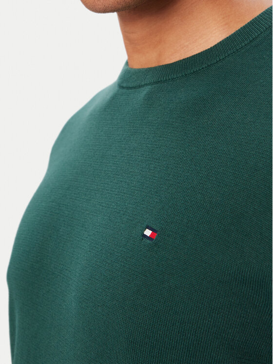 Tommy Hilfiger Tommy Hilfiger Пуловер Essential Ssnl MW0MW39999 Зелен Regular Fit