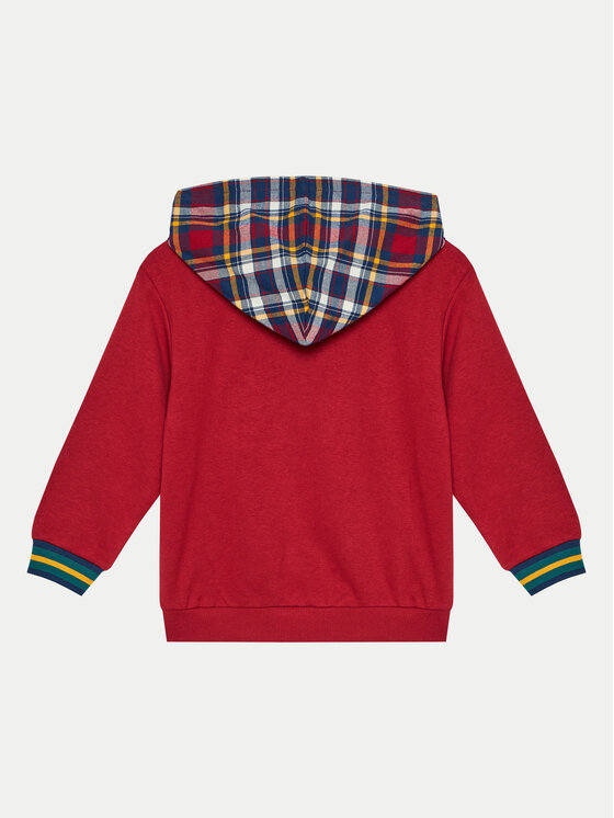 United Colors Of Benetton United Colors Of Benetton Majica dugih rukava 32N4G200R Crvena Regular Fit