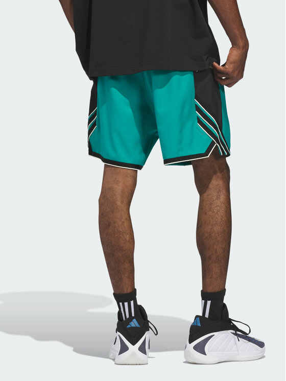 adidas adidas Szorty sportowe Anthony Edwards Crazy Lite Zielony Loose Fit