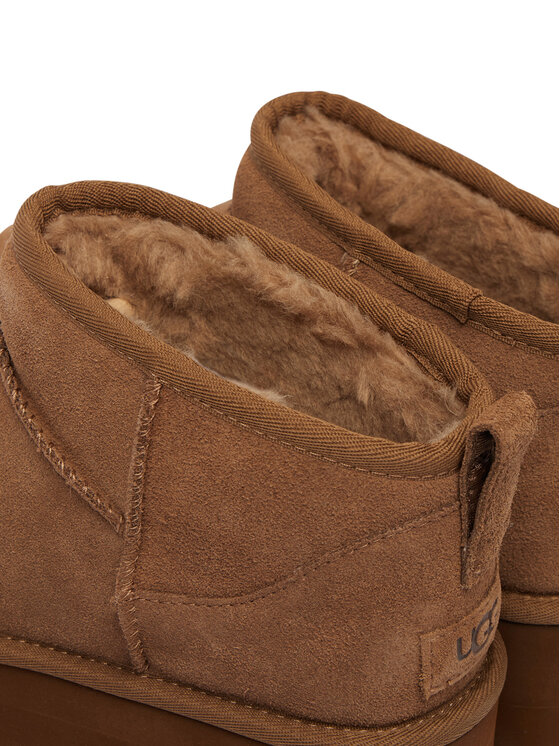 Ugg Ugg Sniego batai W Classic Ultra Mini Platform 1135092 Ruda