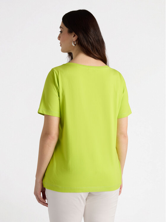 Fiorella Rubino Fiorella Rubino T-Shirt G394L008161N005 Żółty Regular Fit