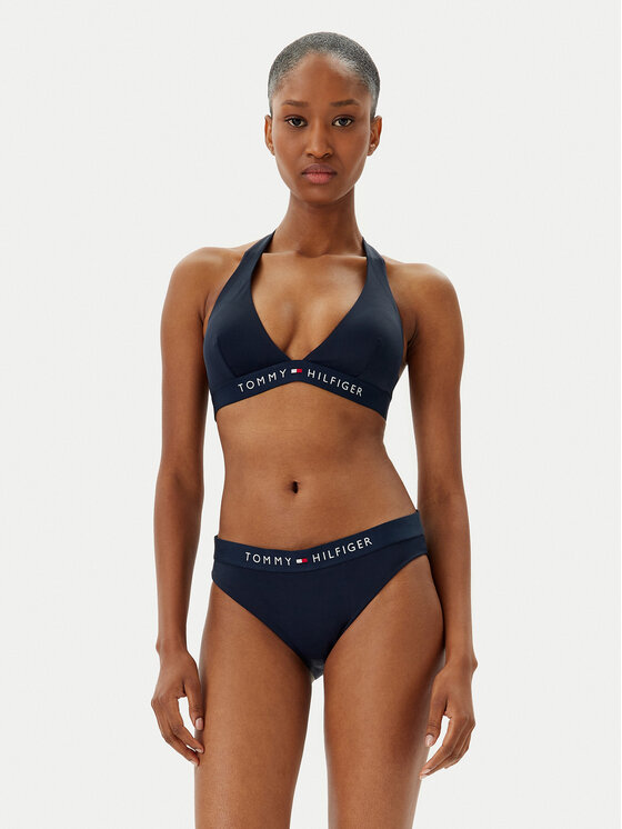 Tommy Hilfiger Tommy Hilfiger Bikini partea de sus UW0UW05813 Bleumarin