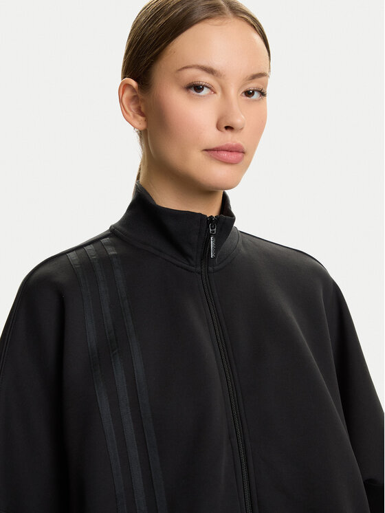 adidas adidas Bluza Off Placed 3-Stripes JX2705 Czarny Regular Fit