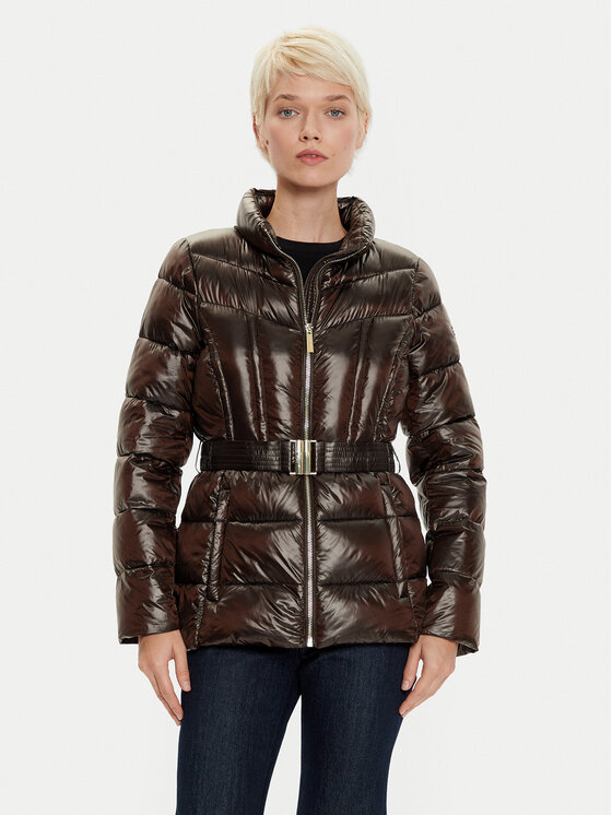 MICHAEL Michael Kors MICHAEL Michael Kors Зимова куртка 77B6637M42 Коричневий Slim Fit