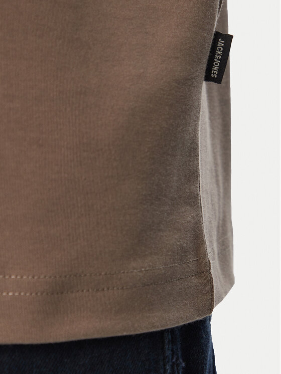 Jack & Jones Jack & Jones T-Shirt Blaowen Ss 12292397 Braun Regular Fit