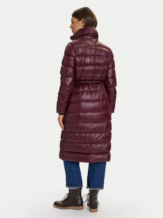 Tommy Hilfiger Tommy Hilfiger Zimski plašč WW0WW47356 Bordo rdeča Regular Fit