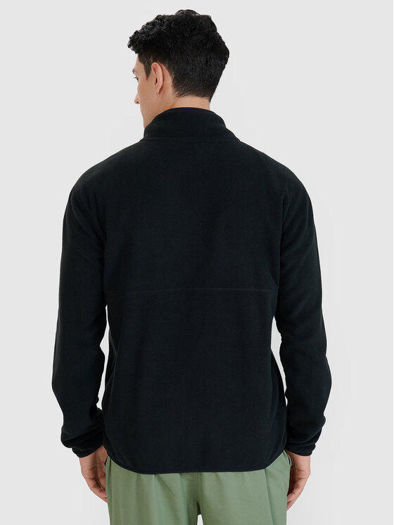 4F 4F Felpa di pile 4FWMM00TFLEM316-20S Nero Regular Fit