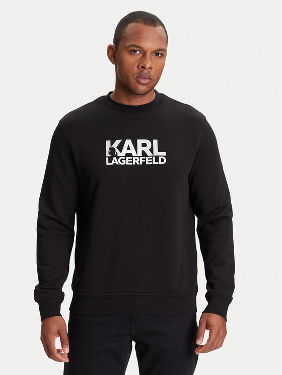 KARL LAGERFELD KARL LAGERFELD Džemperis 705091 553917 Juoda Regular Fit