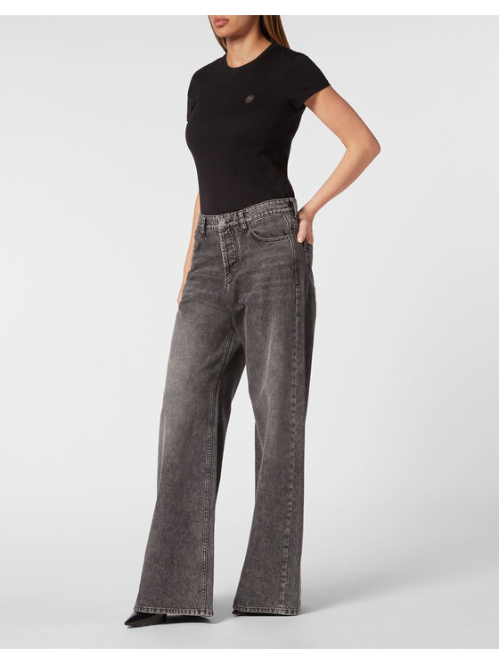 PHILIPP PLEIN PHILIPP PLEIN Jeansy 18907 Šedá Skater Fit